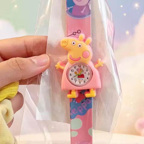 1 pc cartoon watch, fun click-click watch, perfect holiday gift for good friends, party atmosphere d