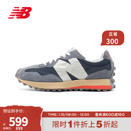 New Balance NB官方22新款MS327RG男鞋女鞋327系列百搭休闲鞋运动鞋 灰色/藏青/白色 MS327RG 41.5(脚长26cm)