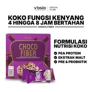 V'ASIA CHOCO FIBER-S- SERBUK MINUMAN COKLAT DENGAN PEA PROTEIN, SERAT FIBER, GUARANA DAN CITRUS