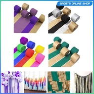 [Beauty] 6 Rolls Crepe Paper Streamers Decorative for Halloween Birthday Thanksgiving