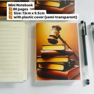 Mini Notebook_Law/ Gavel Cover Design