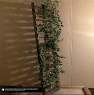復古置物架+躝藤裝飾  (工業風/  飾物架/置物收納 ikea homeless style )