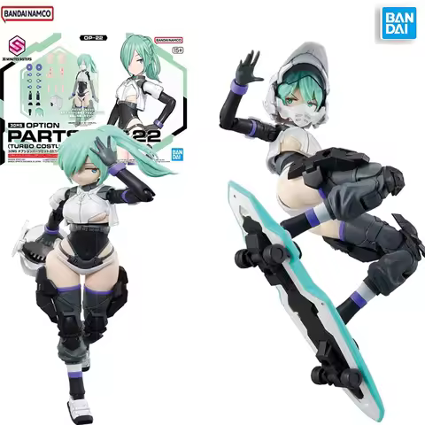 Original Bandai 30MS OPTION PARTS SET 22 TURBO COSTUME COLOR B Anime Action Figures Assembly Model T