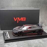 VMB 1: 18 koenigsegg koenigsegg CCX Carbon Fiber Red Stripes Limited Resin Car Model