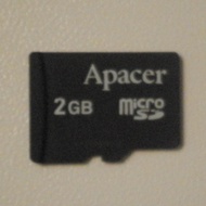 Apacer 2GB micro SD TF memory card
