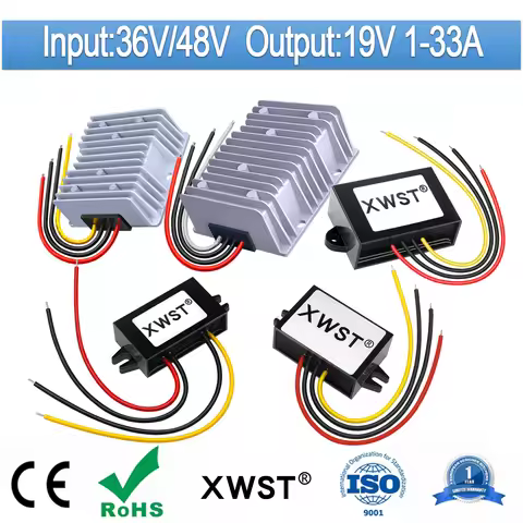 DC DC Converter 36 48v to 19v DC Converter Step Down Buck 1A 2A 4A 6A 8A 12A 15A 20A 30A 19v dc Volt