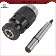 [SONONIA] 0-13mm MK2 Auto Tighten Durable Lathe Tool MT2-B16 Arbor  Keyless Machine