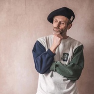 HWDOG Japanese Wool BERET Black BERET Casual Hat Couple Style Multicolor Japanese Handmade