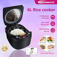 Maimeite Electric Rice Cooker 6L Multifunctional Electric Cooker Home Rice Cooker With Steamer