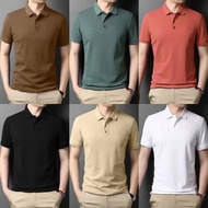 Casual T Shirt Lelaki Summer Slim Polo T Shirt Men Fashion Polo Tee Polo Shirt Men Cotton T Shirt Pl