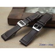 [Time Discovery] Time Discovery High-End Military Watch Dedicated Folding Buckle Strap (21mm) Suitab