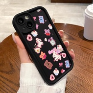 Vivo V27 Pro V27e V29 V30 5G V30E V5 Lite V9 Youth 6GB Case Silicone Shockproof Graffiti Puppy Mikey