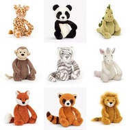訂🌟Jellycat bashful系列 長頸鹿/獨角馬/獅子/狼/狗/雪虎/猴子/刺蝟/狐狸/恐龍/熊貓/小熊貓