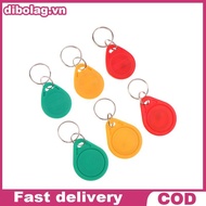 DIBO 10Pcs 125KHz RFID TK4100 EM4100 Keyfob Access Control ID Keychain Tag .