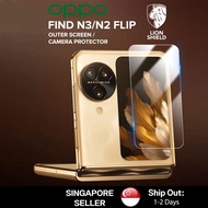 (SG) LionShield OPPO Find N3/N2 Flip Outer Screen Protector Tempered Glass - Clear