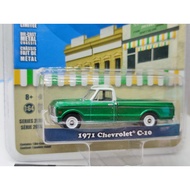 GreenLight GreenLight 1: 64 1971 CHEVROLET C-10 Green Version