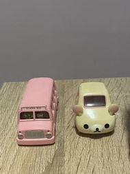 Tomica 鬆弛熊Rilakkuma School Bus and Dream Tomica Diecast Model Car - Peanuts Girls Bus Snoopy Car Set