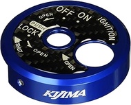 Kijima 208-3089 Cygnus X-FI (28S/1YP) Motorcycle Parts Key Cylinder Cover, CNC Blue