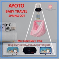 Wonder Garden Tripod Travel Baby Spring Cot (Buaian Bayi Mudah Alih | Ayoto & Smart Baby)