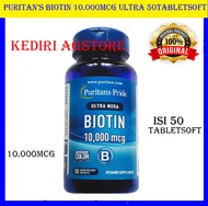 biotin puritan 10000mcg 50tablet botol segel bukan repack