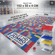 PALLET 102 x 50 x 4 CM SQUARE HOLE deluxe 8804-DX CAGE BASE/
