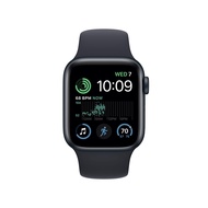 Apple Watch SE (2nd Gen) (GPS, 40mm) - Midnight Aluminum Case with Midnight Sport Band, S/M (Renewed