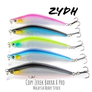 Gewang Aiz Zerek Barra minnow / Barra Hunter / Gewang killer siakap / Fishing minnow bait lure / ump