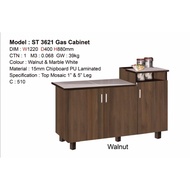 [3x4FT]Gas Cabinet with Mosaic Top/Kitchen Cabinet /Cooking Cabinet mozek Top/Kabinet dapur/tong Gas