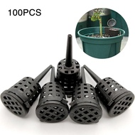 100 Pcs/pack Cultivate Garden Aquarium Nursery Slow Release Root Plant Fertilizer Baskets