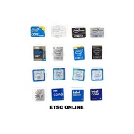 Core I7 1st - 14th Generation notebook computer CPU label sticker