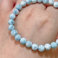 Crystal 水晶 海紋石 拉利瑪 手鏈 手鍊 手串 bracelet