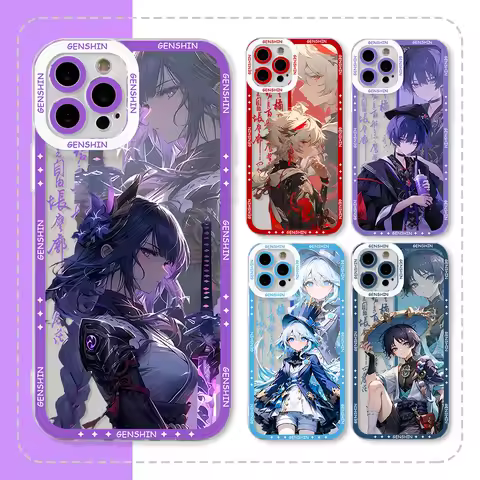 Genshin Impact Shogun Kazuha Phone Case for Samsung Galaxy S24 S23 S22 S21 Ultra Plus 5G S20 FE Note