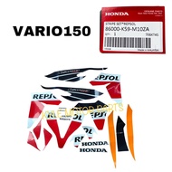 VARIO150 BODY STICKER SET REPSOL ORANGE ORIGINAL HONDA 100%