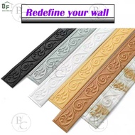 in stock 2.3Meter Moulding Wallpaper Wall Trim Line Corner Sticker Boarder On Ceiling Wallpaper Stic