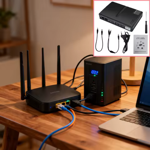 Uninterruptible Power Supply DC Backup Power Supply UPS Power Supply Router Optical Modem Built-in A