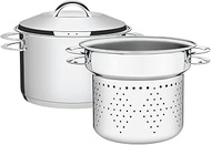 Tramontina Solar 65500/410 3-Layer All Stainless Steel Pasta Pot (Pasta Pot), 7.9 inches (20 cm), 3-