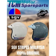 SGV Stripes Malaysia Open Face Helmet | Original SGV