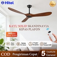 Hitel 42/52 hanging fan 60 inch silent solid wood blade DC motor pure copper 6 speed 5 year warranty
