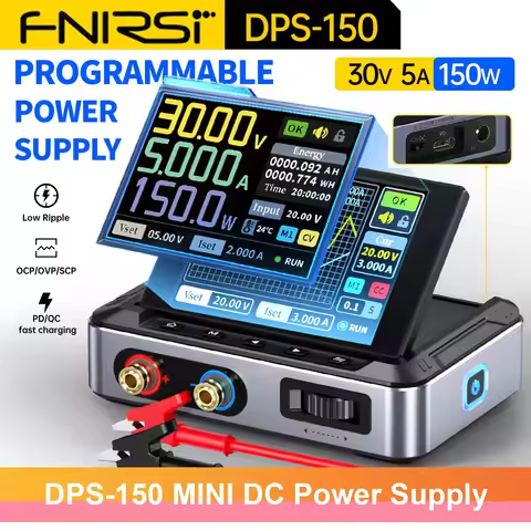 FNIRSI DPS-150 Programmable Mini Digital Power Supply CNC DC Electronic Adjustable Voltage Regulated