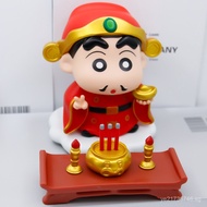 Creative Desktop Figurine God of Wealth Crayon Shin-chan Ornament God of Wealth Figurine Decoration 