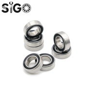 4PCS 63803RS 17X26X7 Mm Ball Bearings Double Row Bicycle Suspension Pivot Repair Parts 3803 2RS Bear