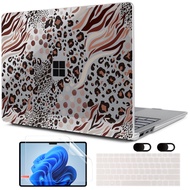 Case for 12.4/13.5/15" Microsoft Surface Laptop go/go2 with Alcantara/Metal Keyboard 2022 2021 2019 Hard Shell Case with Keyboard Cover