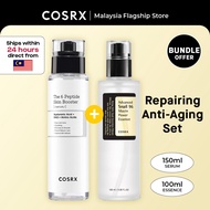 COSRX Repairing Anti-Aging Set [The 6 Peptide Skin Booster Serum 150ml + Advanced Snail 96 Mucin Pow