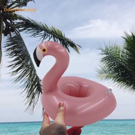 [Domybestshop.my] Floating Cup Holder Inflatable Flamingo unicorn Swimming Pool Drink Cup Stand Cooler Table Pink Toy Coaster Beach Party Supplies