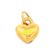 Top Cash Jewellery 999 Pure Gold Polished Heart Pendant