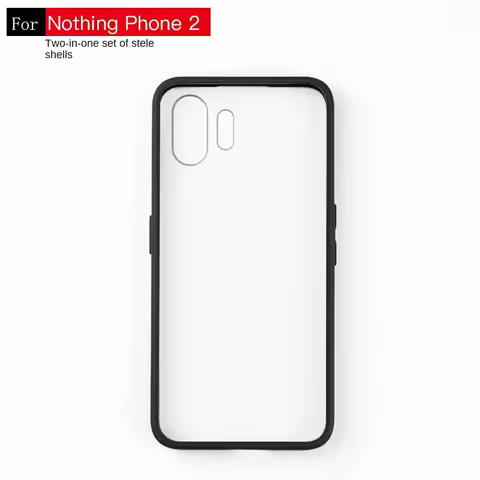 Nothing Phone Phone 2 A065 Case Silicone TPU Bumper Clear Hard Back Cover Shockproof Case for Nothin