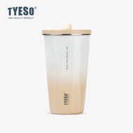 TYESO TS-8848B  600ml Vacuum Insulated Tumbler Keep Cold And Hot With Straw Botol mug water bottle T