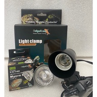 [Yu Lefu Aquarium] Petpetzone Petpetzone Mini Clip Light+UVB 3.0 Bulb 50W/53W Random Outing Warm Lig