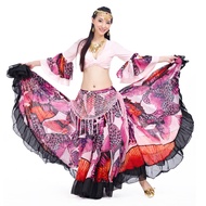 720 Degree Large Swing Skirt Large Flower Suit 720 Degree Belly Dance Professional Skirt Charm 23m L