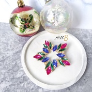 [READY] Christmas Star Brooch C018